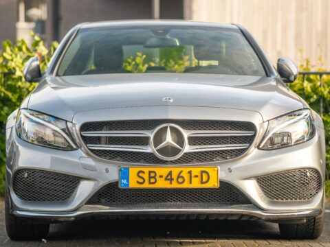 The Electric Mercedes C-Class: A Bold New Look with a Jumbo Grille